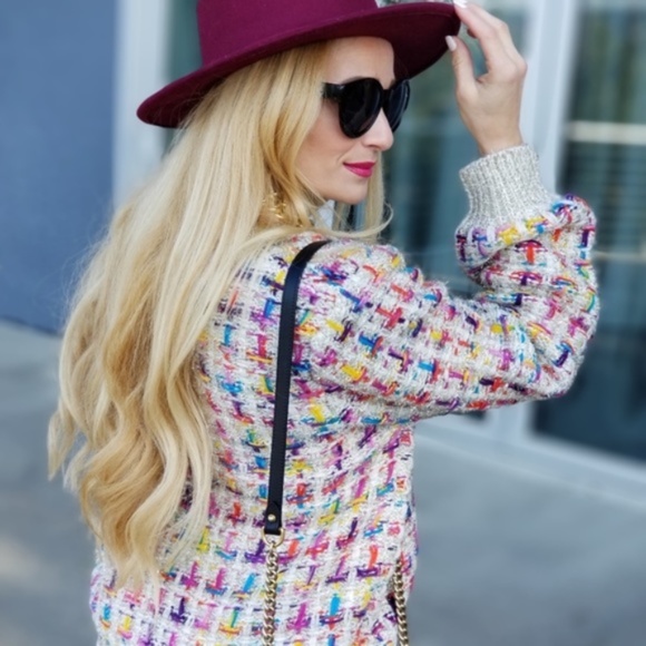 RESTOCKED!! Tinsel Tweed Sweater - Picture 3 of 4